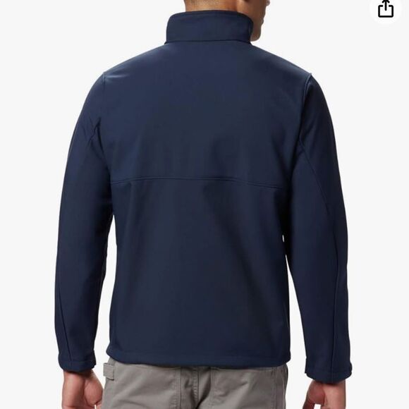 Columbia Ascender Softshell Front-zip Jacket‎ Fleece Lined Tech M blue Used - Picture 2 of 10